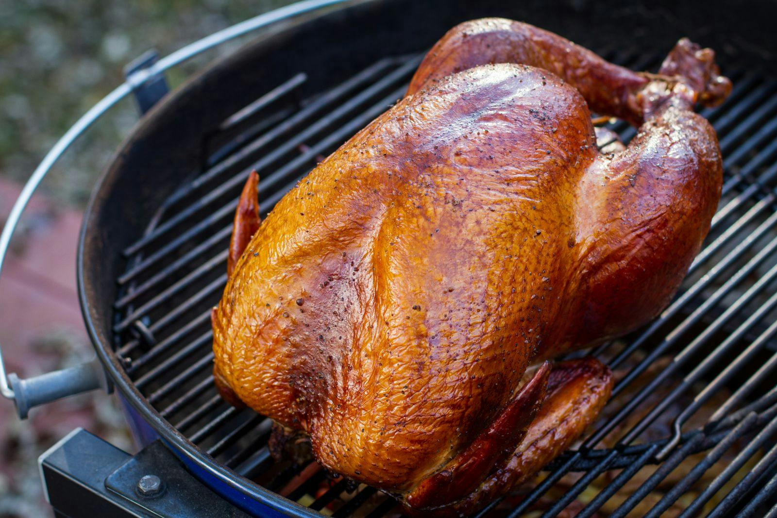 Smoked Turkey On A Kettle Grilling Inspiration Weber Grills